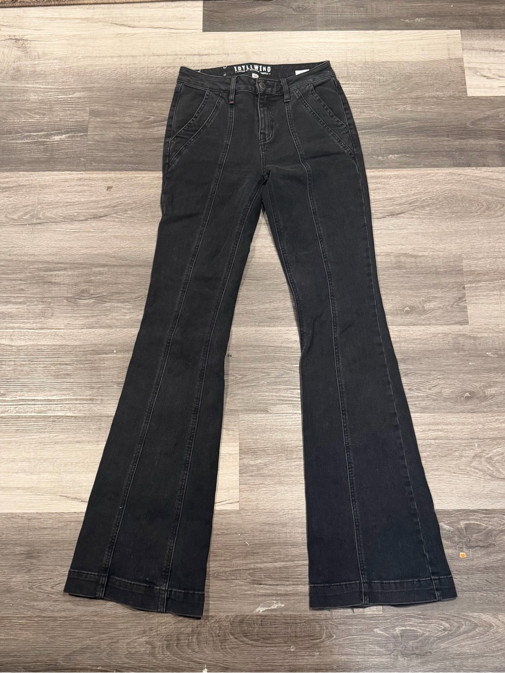 Idyllwind Women’s Black Flared Country Western Jeans High Rise Stretch Sz 4